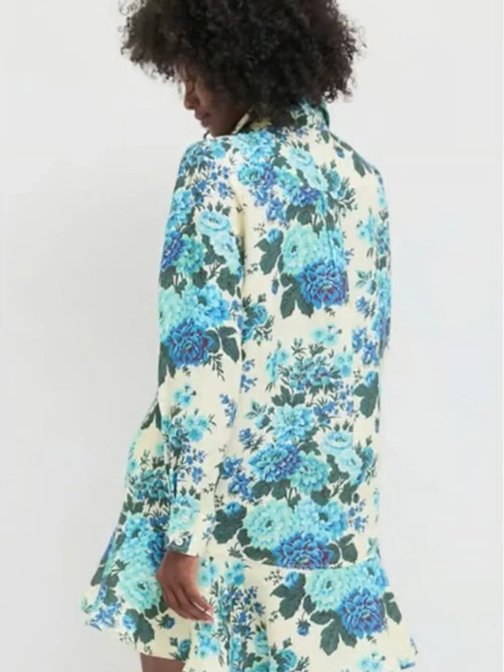 Tuckernuck Women's Wild Zinnia Linen Callahan Floral Mini Dress Size M - Picture 5 of 6